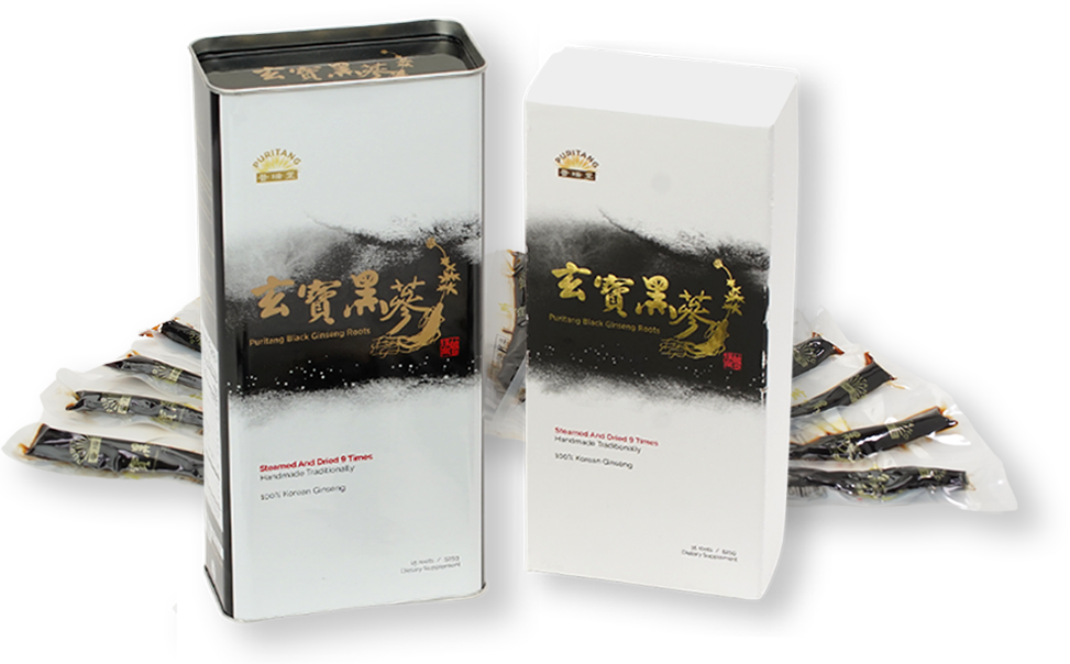Puritang black ginseng roots